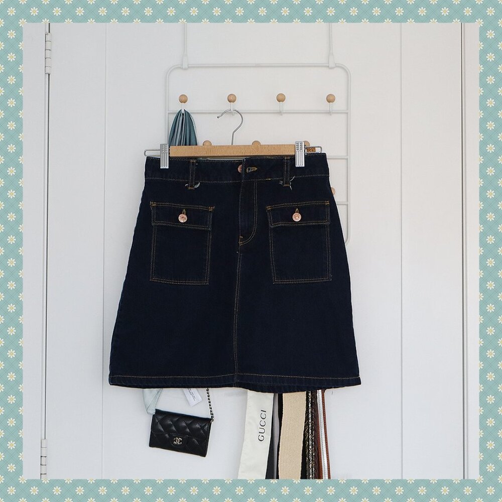 Zara Denim Miniskirt